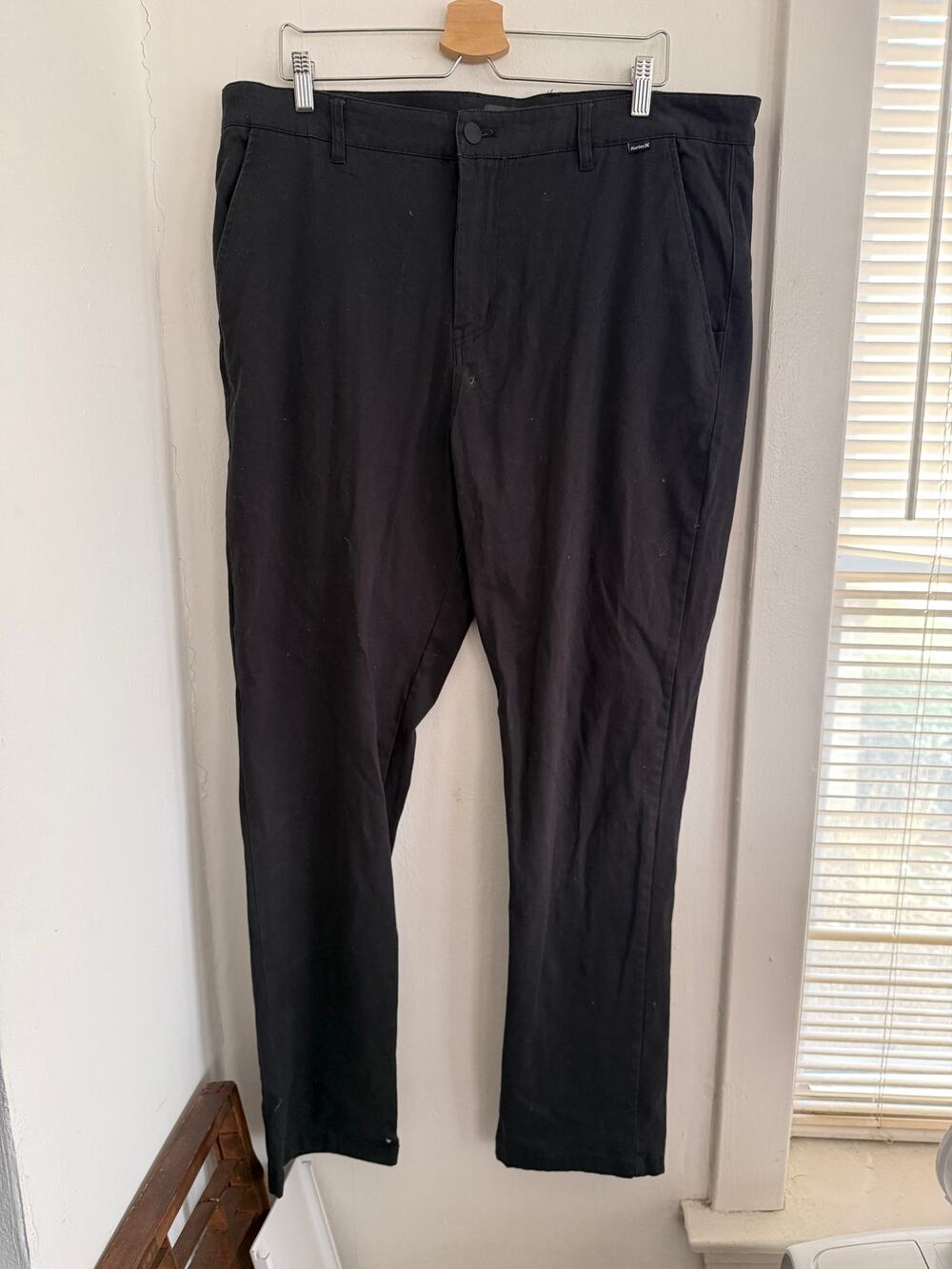 Hurley Men's Black Chino Pants | Size 38